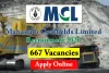 کول انڈیا لمیٹڈ کی ذیلی کمپنی، مہانڈی کول فیلڈز لمیٹڈ (ایم سی ایل) نے 664 عہدوں پر بھرتی کا اعلان کیا ہے