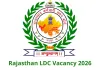 راجستھان اسٹاف سلیکشن بورڈ نے ایل ڈی سی کے عہدے پر بھرتی کے لیے نوٹیفکیشن جاری کیا