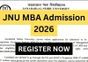 جے این یو نے ایم بی اے 2026-28 بیچ کے لیے داخلہ کا عمل شروع کیا