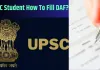 UPSC مینز امتحان 2026 کے لیے DAF بھرنے کا عمل شروع ہو گیا ہے