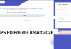 IBPS PO ابتدائی نتائج 2026 جاری مین امتحان 4 اکتوبر 2026 کو ہونا ہے