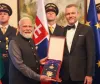 وزیر اعظم مودی کو سلواکیہ کا اعلیٰ ترین سرکاری اعزاز ملا