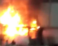 کولکتہ کے بازار میں زبردست آگ لگ گئی۔