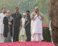 سونیا، کھرگے، راہول نے یوم شہدا پر اندرا گاندھی کو خراج عقیدت پیش کیا