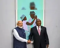 مودی نے رامافوسا سے ملاقات کی، ہندوستان-جنوبی افریقہ شراکت کا جائزہ لیا