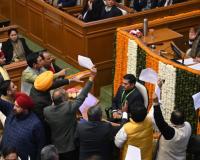 آتشی کے بیان پر اسمبلی میں ہنگامہ، کارروائی روک دی گئی