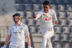 آئرلینڈ نے ٹیسٹ میچ کے پہلے دن آٹھ وکٹوں پر 270 رنز بنائے