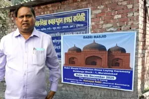 ایم ایل اے کبیر بابری مسجد کے ماڈل کی تعمیر کی تیاری میں مصروف