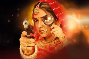 امرپالی دوبے اور پریم رائے کی بھوجپوری فلم ’سی آئی ڈی بہو‘ کا پوسٹر جاری