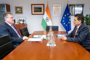 پیوش گوئل برسلز میں یورپی یونین کے ساتھ اعلیٰ سطحی تجارتی مذاکرات کر رہے ہیں