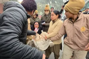 وزارت داخلہ کے سامنے احتجاج کرنے والے ترنمول کانگریس کے آٹھ ممبران اسمبلی کو حراست میں لیا گیا