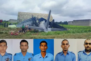 فضائیہ کا کارگو طیارہ AN-32 گر کر تباہ، فضائیہ کے پانچ اہلکار شہید