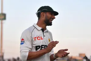    شان مسعود کی انگلی میں فریکچر، ویسٹ انڈیز کے خلاف دوسرے ٹیسٹ سے باہر
