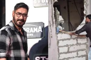 بی ایم سی نے اجے دیوگن کے جوہو بنگلے میں غیر قانونی تعمیرات کو منہدم کردیا
