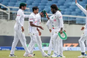 ویسٹ انڈیز نے پہلے ٹیسٹ میں بنگلہ دیش کو 8 وکٹوں سے شکست دی تھی