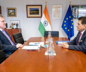 پیوش گوئل برسلز میں یورپی یونین کے ساتھ اعلیٰ سطحی تجارتی مذاکرات کر رہے ہیں