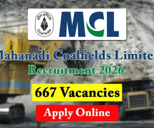 کول انڈیا لمیٹڈ کی ذیلی کمپنی، مہانڈی کول فیلڈز لمیٹڈ (ایم سی ایل) نے 664 عہدوں پر بھرتی کا اعلان کیا ہے