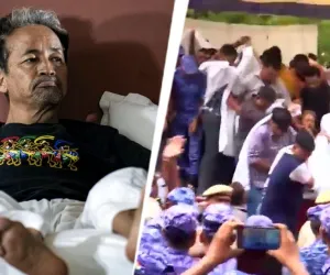 پولیس نے وانگچک کو جنتر منتر سے ہٹا کر صفدر جنگ اسپتال میں داخل کرایا