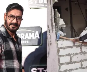 بی ایم سی نے اجے دیوگن کے جوہو بنگلے میں غیر قانونی تعمیرات کو منہدم کردیا
