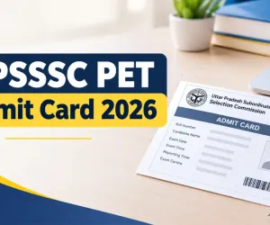 UPSSSC: UP PET 2026 ایڈمٹ کارڈ جاری